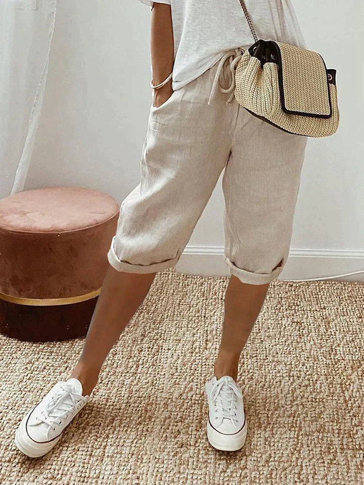 Georgia - Light Linen Shorts