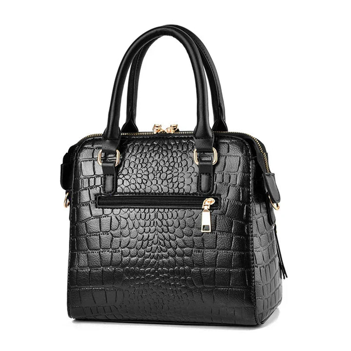 Isla - Luxury Crocodile-Embossed Bag