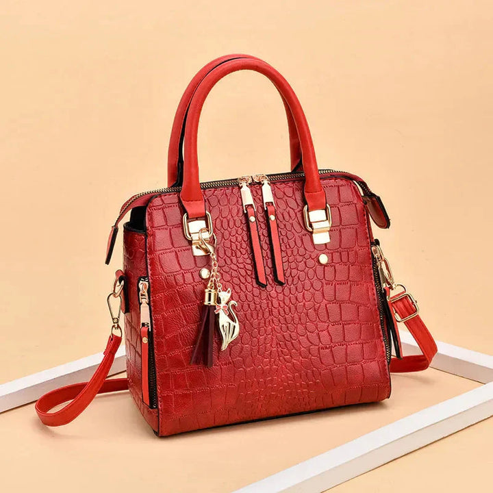 Isla - Luxury Crocodile-Embossed Bag