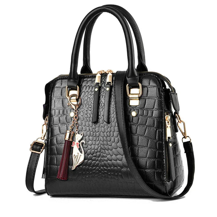 Isla - Luxury Crocodile-Embossed Bag
