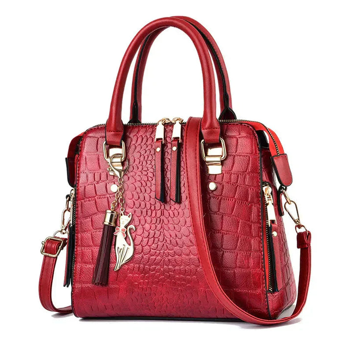Isla - Luxury Crocodile-Embossed Bag