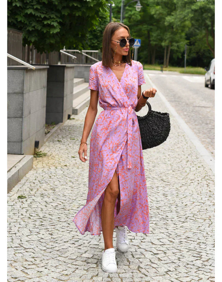 Olivia – Wrap Midi Dress
