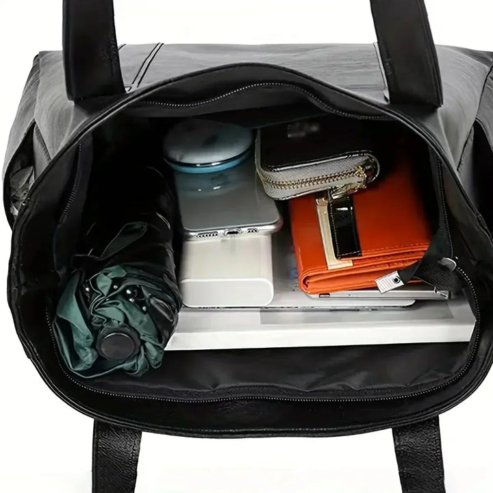 Annabelle - Classic Large Capacity Vegan Tote Bag