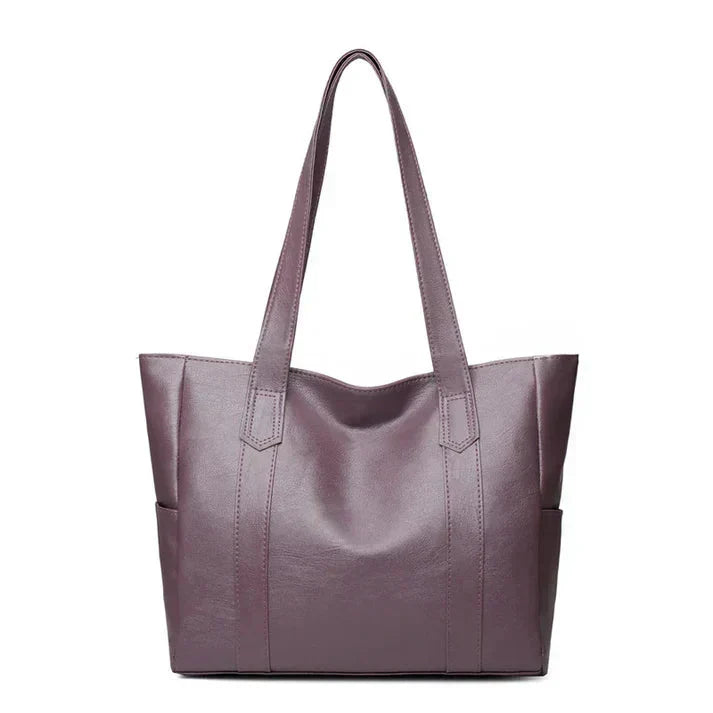 Annabelle - Classic Large Capacity Vegan Tote Bag