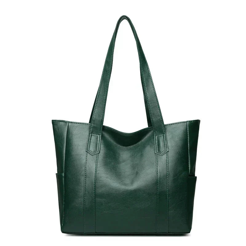 Annabelle - Classic Large Capacity Vegan Tote Bag