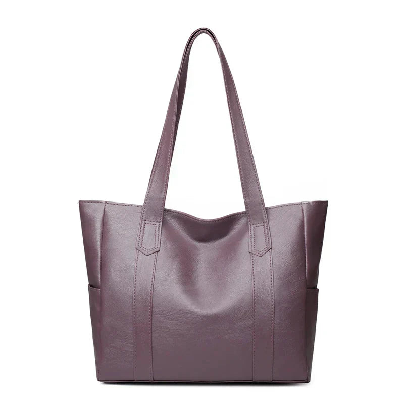 Annabelle - Classic Large Capacity Vegan Tote Bag