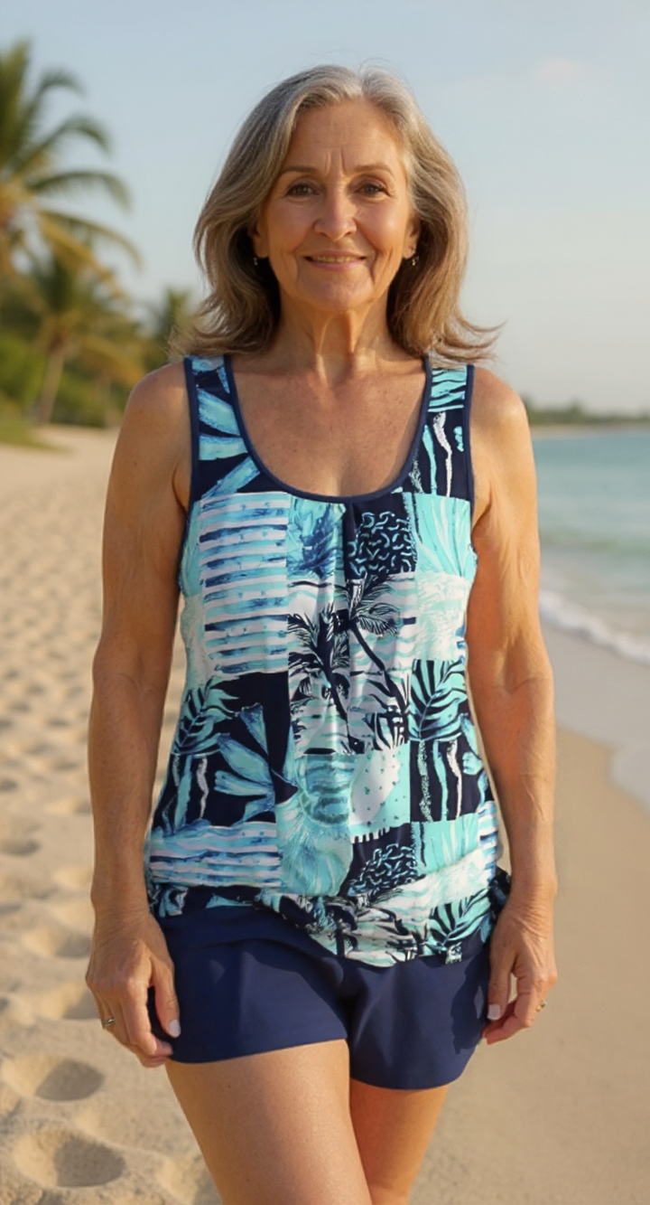 Beverley - Elegant High Waist Tankini