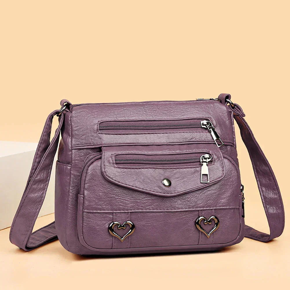 Harper - Trendy Heart Crossbody Bag