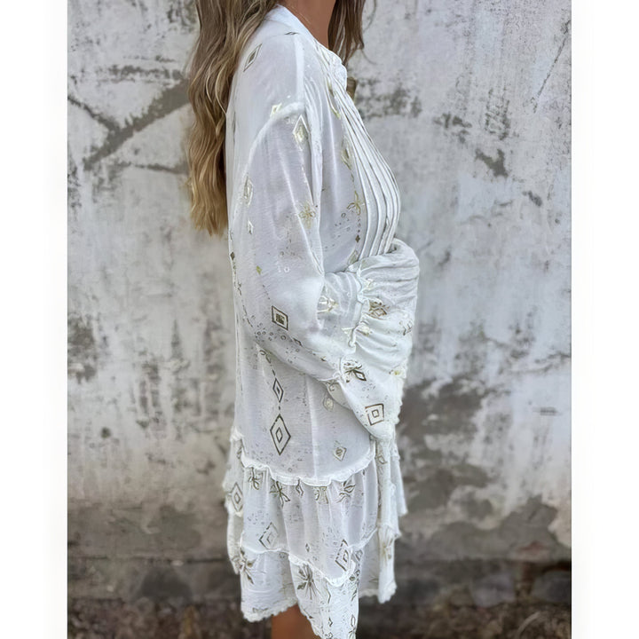 Adeline - Boho V-Neck Dress