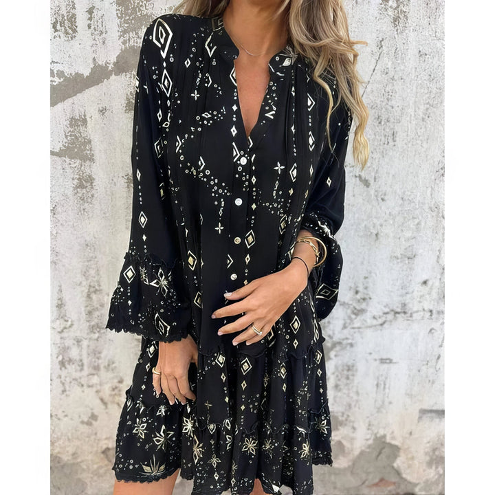 Adeline - Boho V-Neck Dress