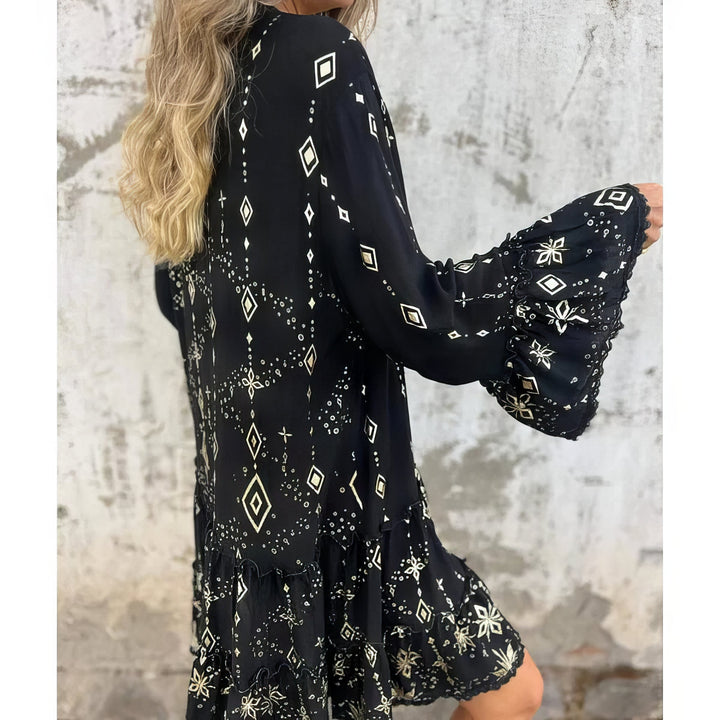 Adeline - Boho V-Neck Dress